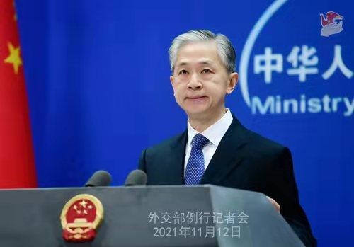 外交部發(fā)言人汪文斌。薛偉 攝