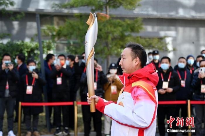3月2日，北京2022年冬殘奧會火種采集儀式在中國盲文圖書館舉行，采集“希望之火”。 <a target='_blank' href='/'>中新社</a>記者 張興龍 攝