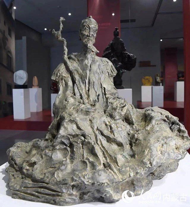 吳為山作品《莊子》。王劭凱攝