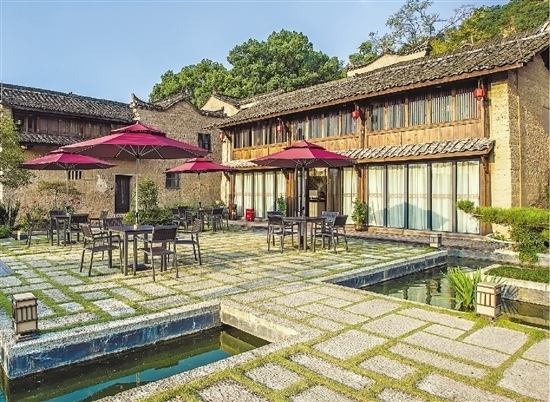 整治后的蓮都區(qū)下南山村催生眾多新業(yè)態(tài)。 當(dāng)?shù)毓﹫D