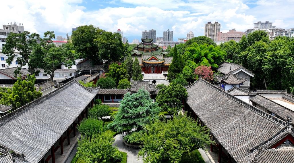 近日拍攝的陜西省漢中市博物館。新華社記者 劉瀟 攝