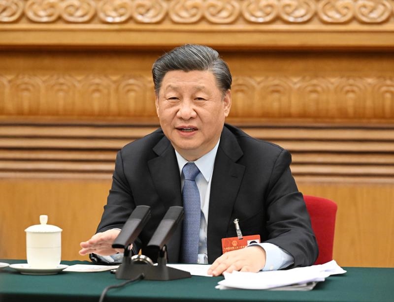 2023年3月5日，習(xí)近平總書記參加十四屆全國人大一次會(huì)議江蘇代表團(tuán)審議。