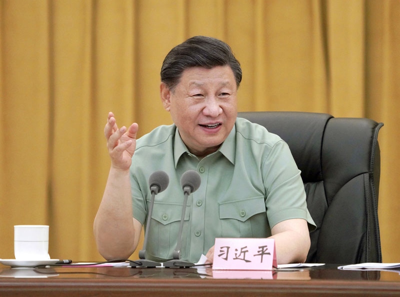 2023年7月26日，習(xí)近平到西部戰(zhàn)區(qū)空軍視察。
