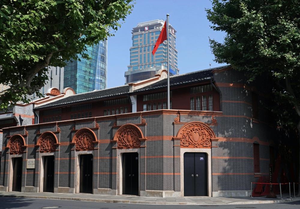 2023年6月9日拍攝的中共一大會(huì)址外景。新華社記者 劉穎 攝
