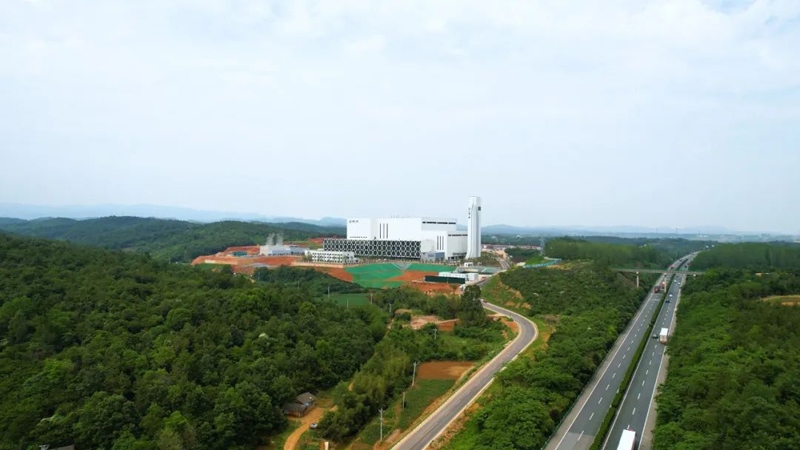 湖北省宜昌市生活垃圾發(fā)電特許經(jīng)營(yíng)項(xiàng)目。陳臣攝