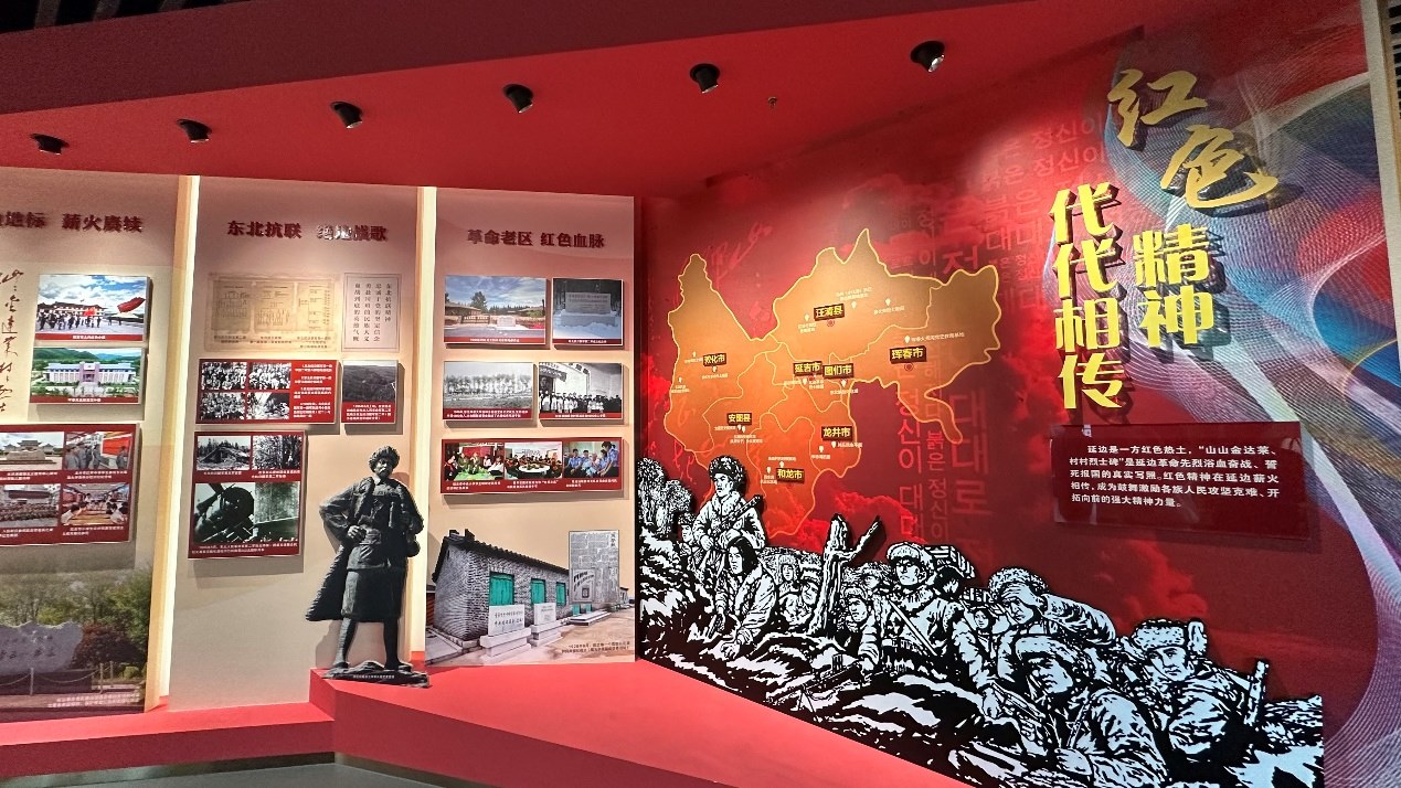《千秋正氣-朝鮮族革命斗爭史陳列》展廳。人民網(wǎng)記者 金洪花攝