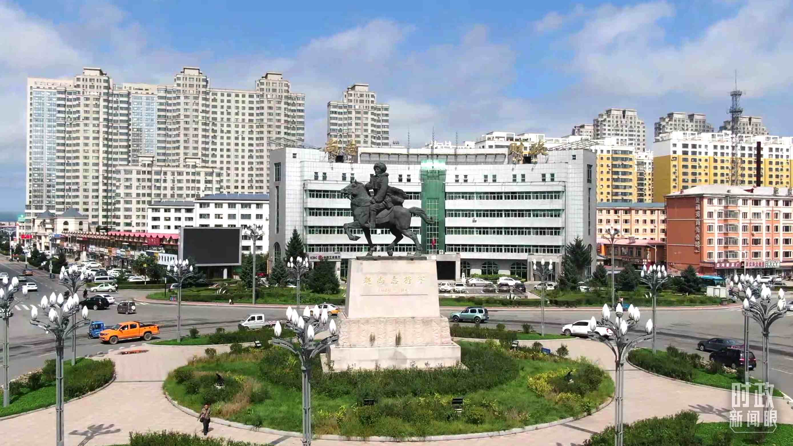 △哈爾濱市尚志市航拍。（總臺(tái)央視記者張耿生拍攝）