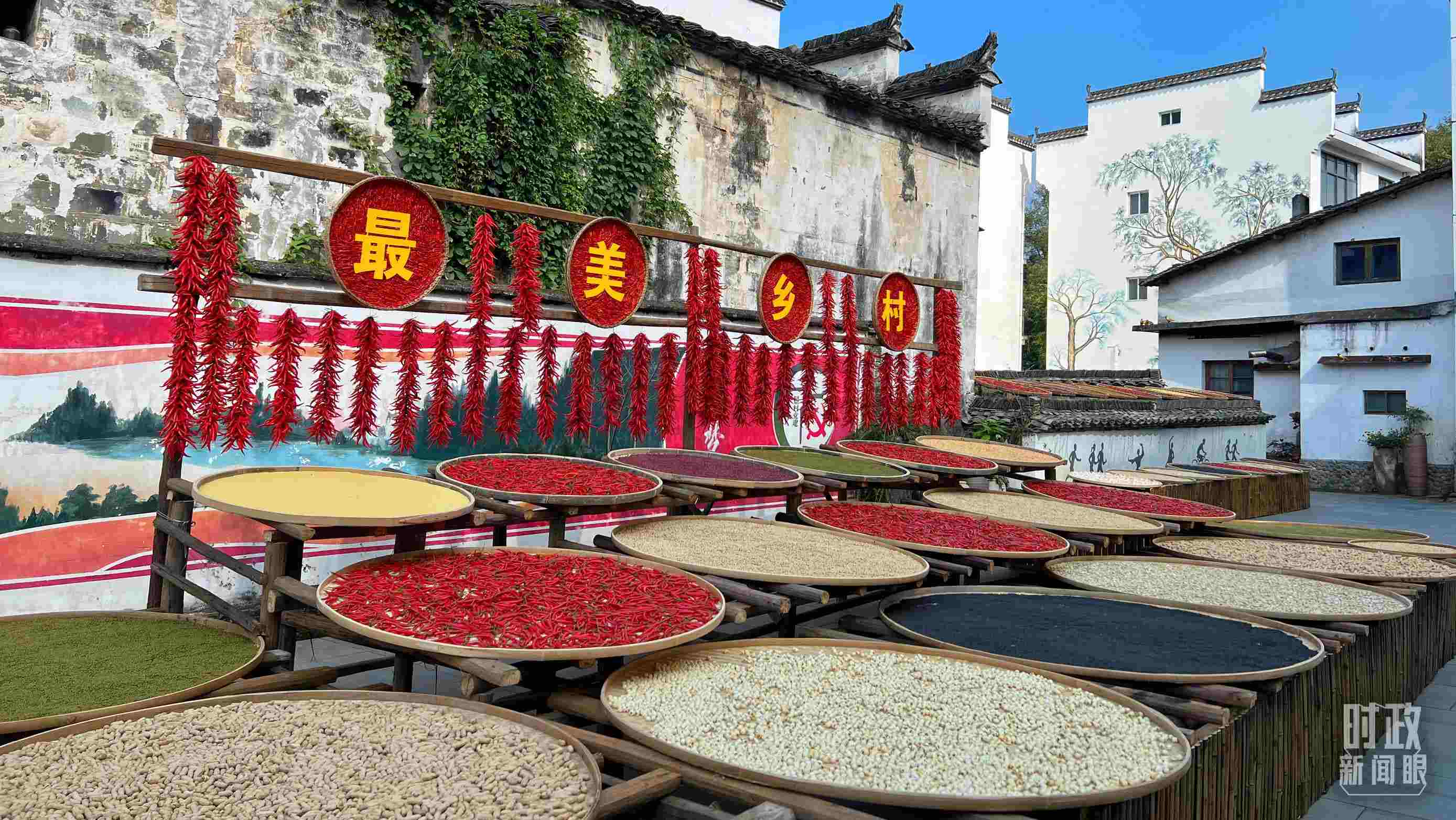 △婺源縣秋口鎮(zhèn)王村石門自然村。（總臺央視記者程鋮拍攝）