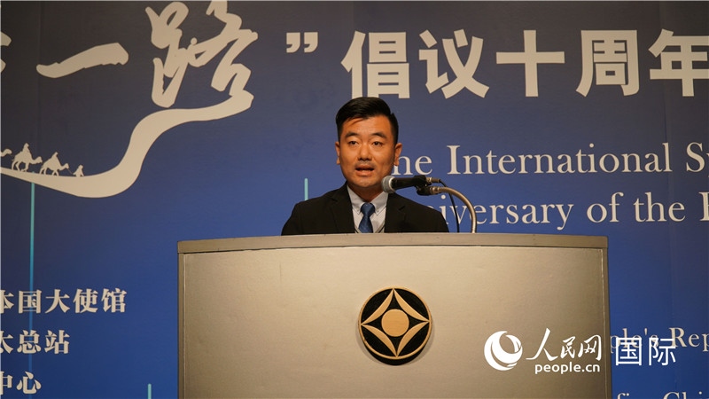 泰中“一帶一路”研究中心主任威倫發(fā)言。人民網(wǎng) 蔣曉辰攝