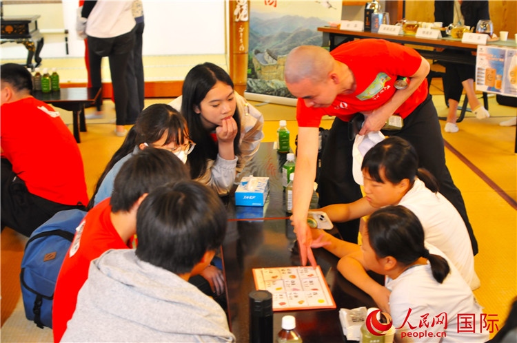 中日青少年聯(lián)歡交流會(huì)現(xiàn)場(chǎng)。人民網(wǎng) 蔣曉辰攝