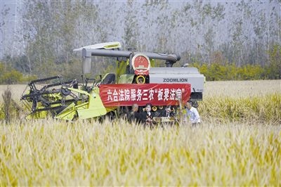  圖②：干警就地解紛場(chǎng)景。