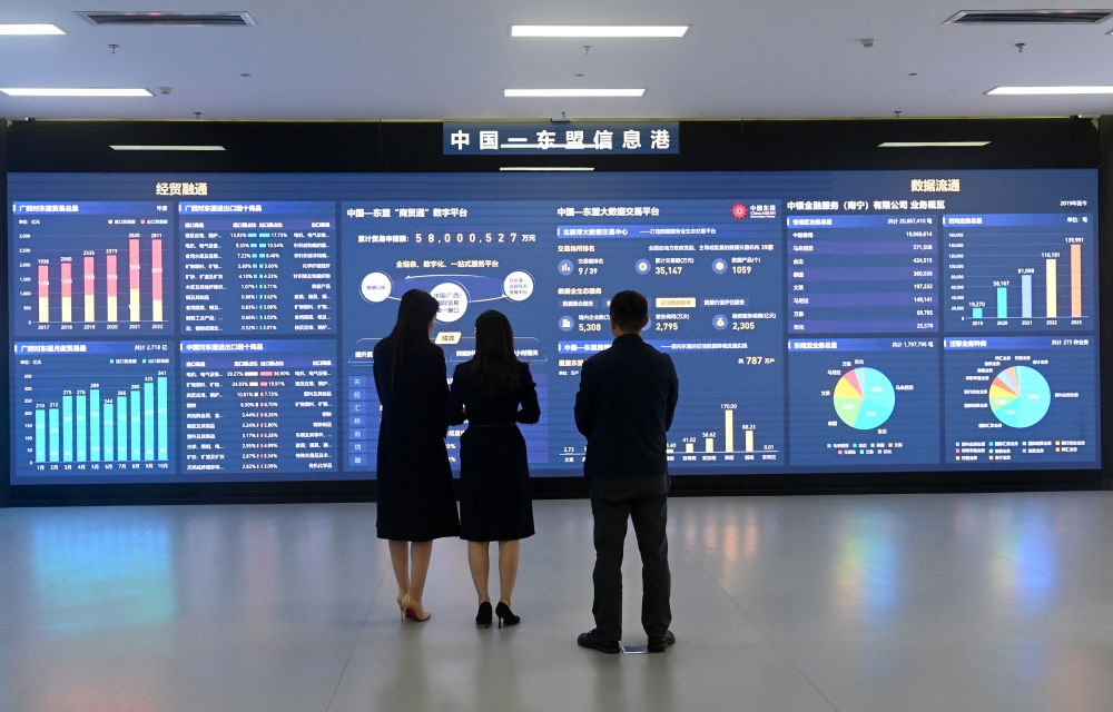 中國(guó)—東盟信息港股份有限公司展廳。