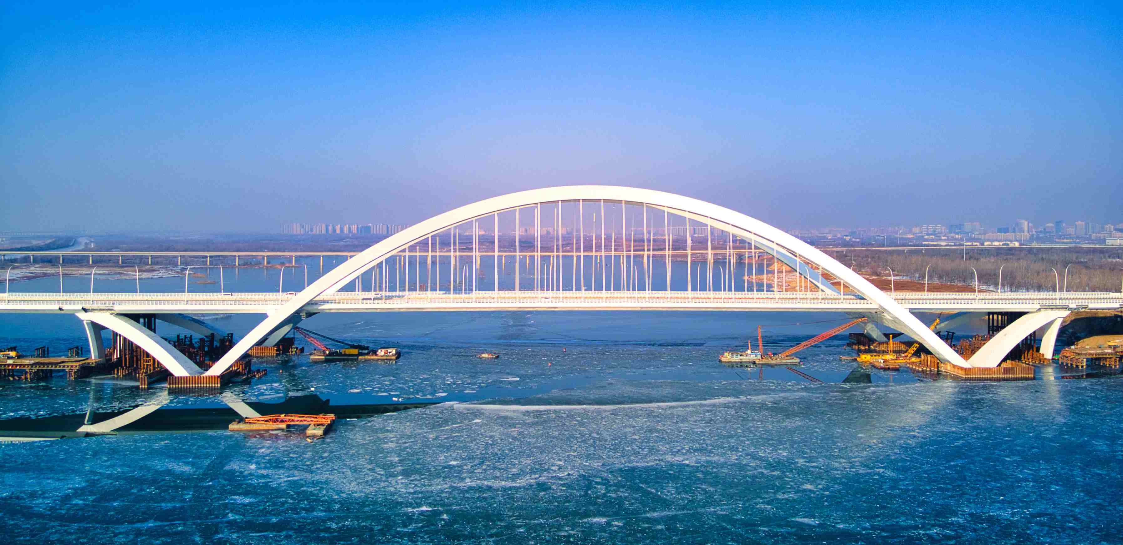開通后的京雄大橋。受訪方供圖
