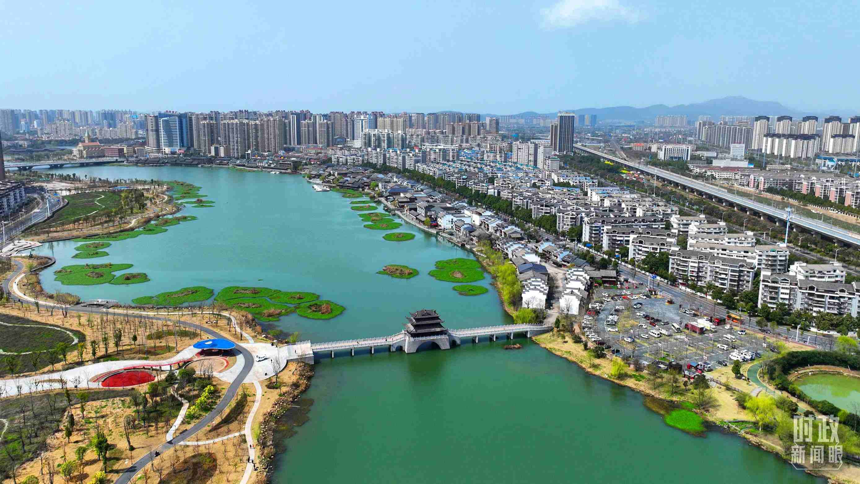 湖南常德。此次座談會前，習近平在長沙、常德兩地實地考察。（總臺央視記者范凱拍攝）