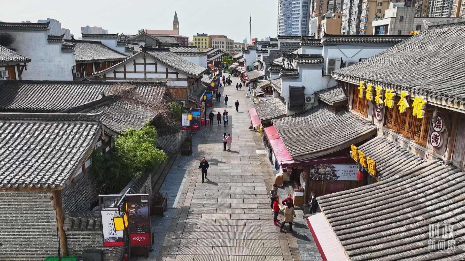△常德河街。（總臺記者姚鵬、溫盛強拍攝）