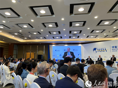 3月27日，博鰲亞洲論壇2024年年會(huì)“全球地緣政治展望”分論壇現(xiàn)場(chǎng)。人民網(wǎng) 艾里士攝