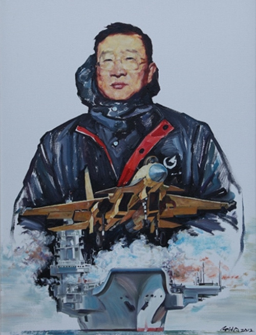 《羅陽》油畫。校方供圖