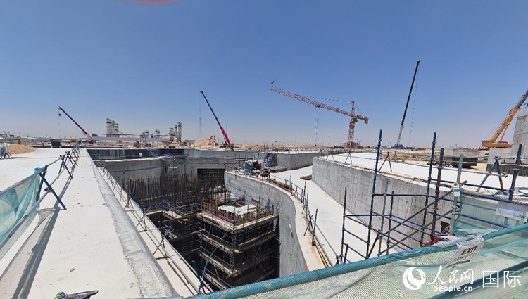 德拉伊耶門項目建設(shè)場景。艾哈邁德攝