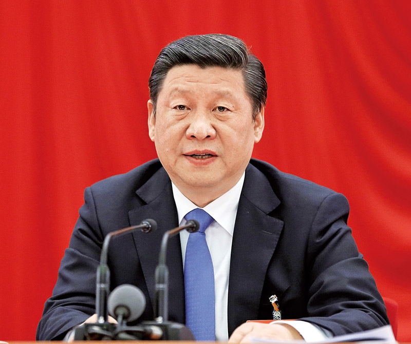 中國共產黨第十八屆中央委員會第三次全體會議，于2013年11月9日至12日在北京舉行。全會由中央政治局主持，中央委員會總書記習近平作重要講話。 新華社記者 蘭紅光/攝