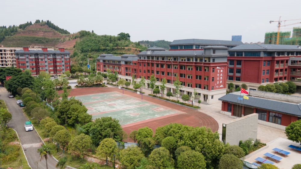 這是5月31日拍攝的之江小學(xué)校園。