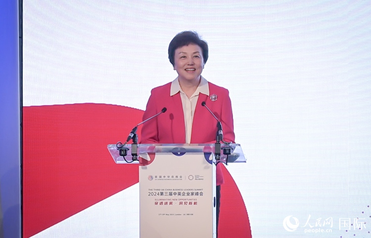 中華海外聯(lián)誼會(huì)副會(huì)長(zhǎng)陳旭致辭。 人民網(wǎng) 郭錦標(biāo)攝