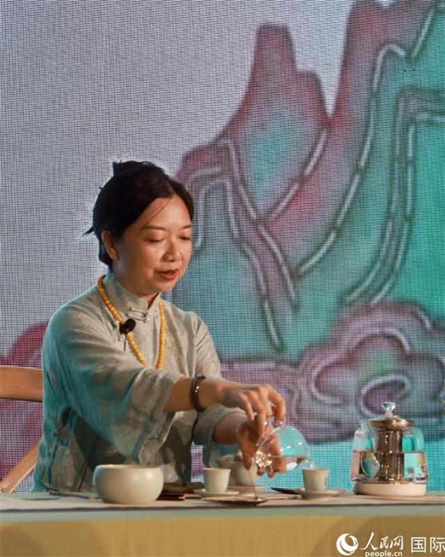 茶藝展示。人民網(wǎng)記者 管克江攝