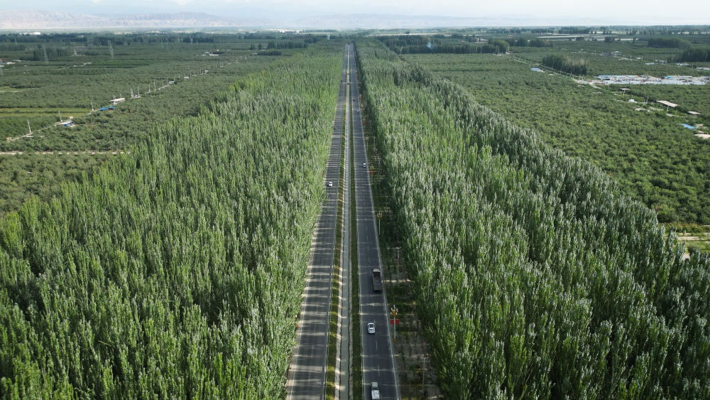 新疆柯柯牙景色（2023年9月1日攝，無人機照片）。新華社記者 李響 攝