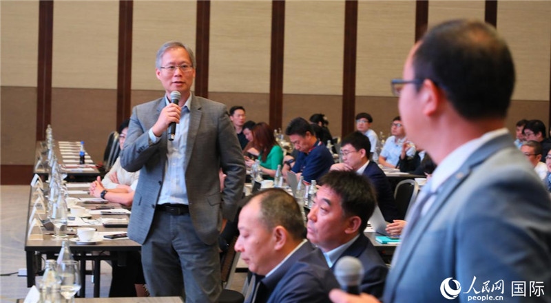 講座現(xiàn)場互動。人民網(wǎng)記者 簡承淵攝