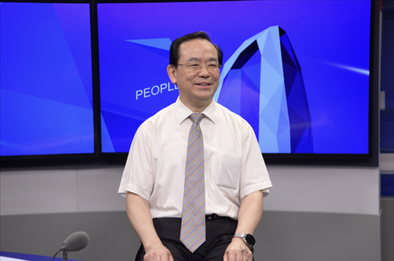 中國(guó)人民大學(xué)法學(xué)院教授、博士生導(dǎo)師楊建順。人民網(wǎng)記者 王曉嘯攝