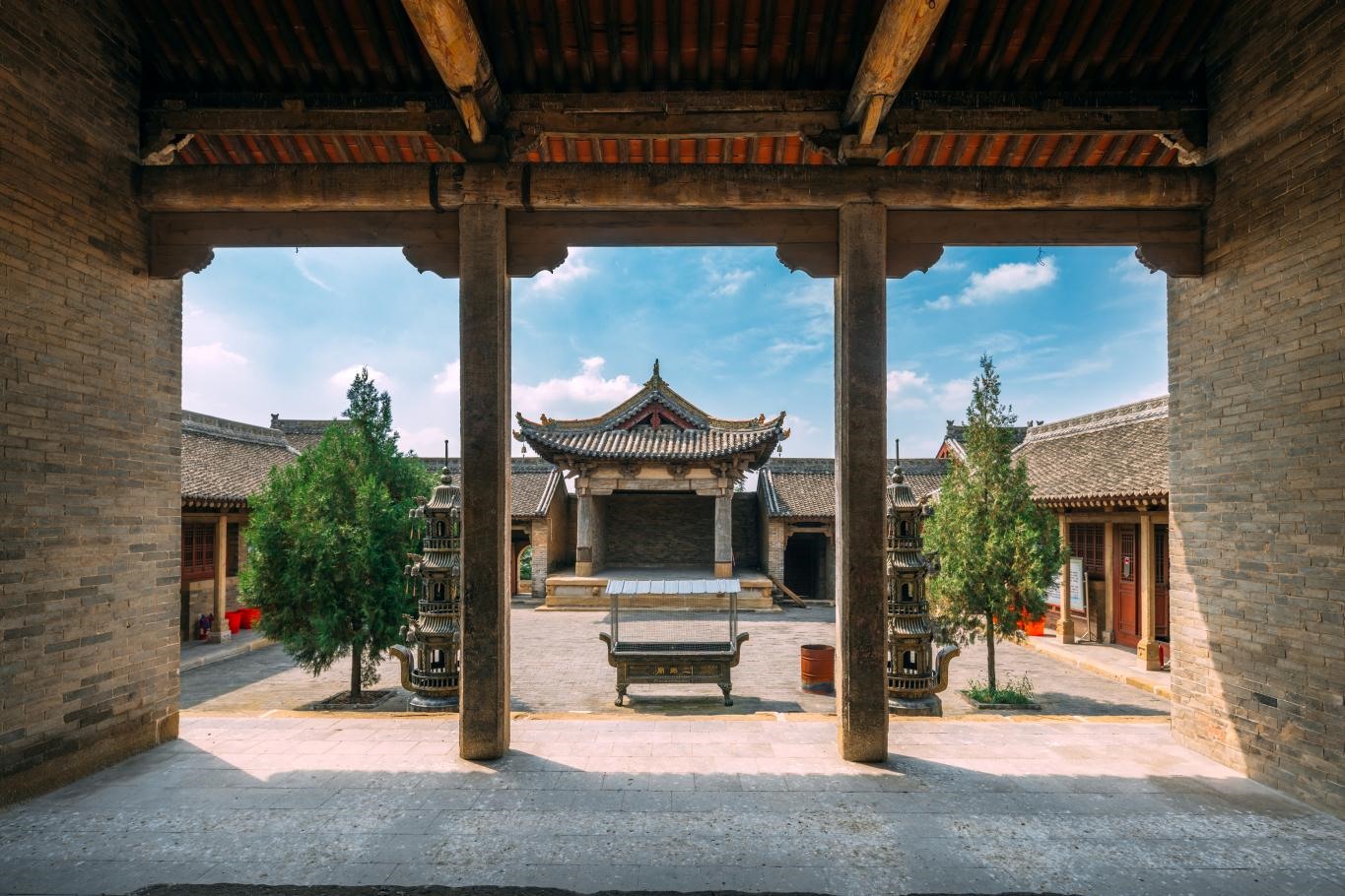 高平市王報(bào)村二郎廟金代戲臺(tái)。蘇唐詩(shī)攝