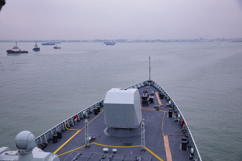 2023年7月14日，中國海軍第43批護航編隊南寧艦駛入剛果（布）黑角港，開始對剛果（布）進行為期4天的友好訪問。