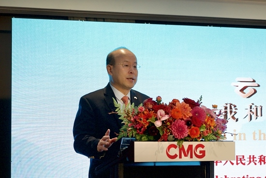 中國駐澳大利亞大使肖千出席活動并致辭。張舒惠攝