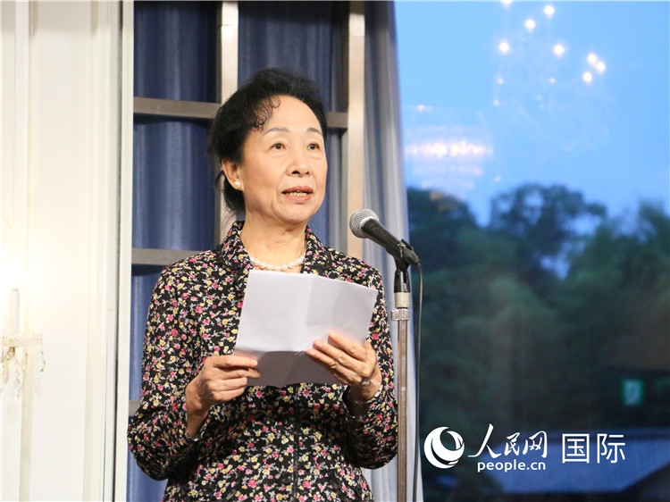 中國商務部原部長助理郭莉致辭。人民網(wǎng) 許可攝