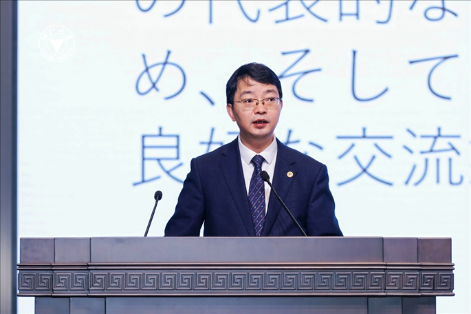 浙江大學副校長周江洪致辭。浙江大學供圖