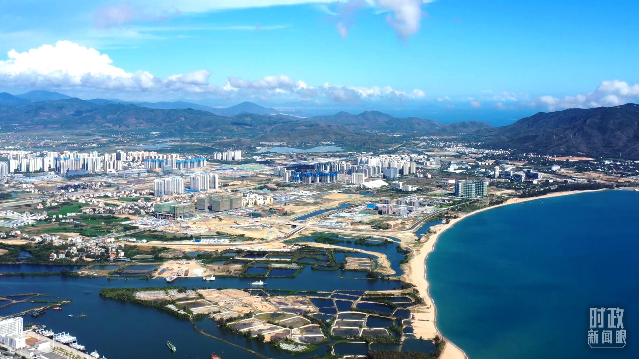 海南崖州灣科技城。（總臺(tái)記者張偉克拍攝）