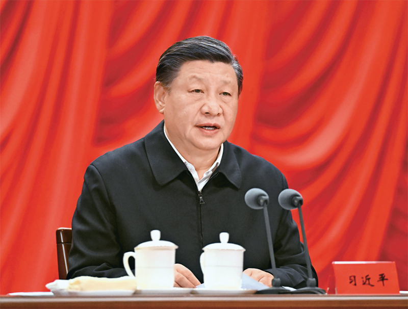 2023年2月7日，新進(jìn)中央委員會(huì)的委員、候補(bǔ)委員和省部級(jí)主要領(lǐng)導(dǎo)干部學(xué)習(xí)貫徹習(xí)近平新時(shí)代中國(guó)特色社會(huì)主義思想和黨的二十大精神研討班在中央黨校（國(guó)家行政學(xué)院）開班。中共中央總書記、國(guó)家主席、中央軍委主席習(xí)近平在開班式上發(fā)表重要講話。 新華社記者 李學(xué)仁/攝