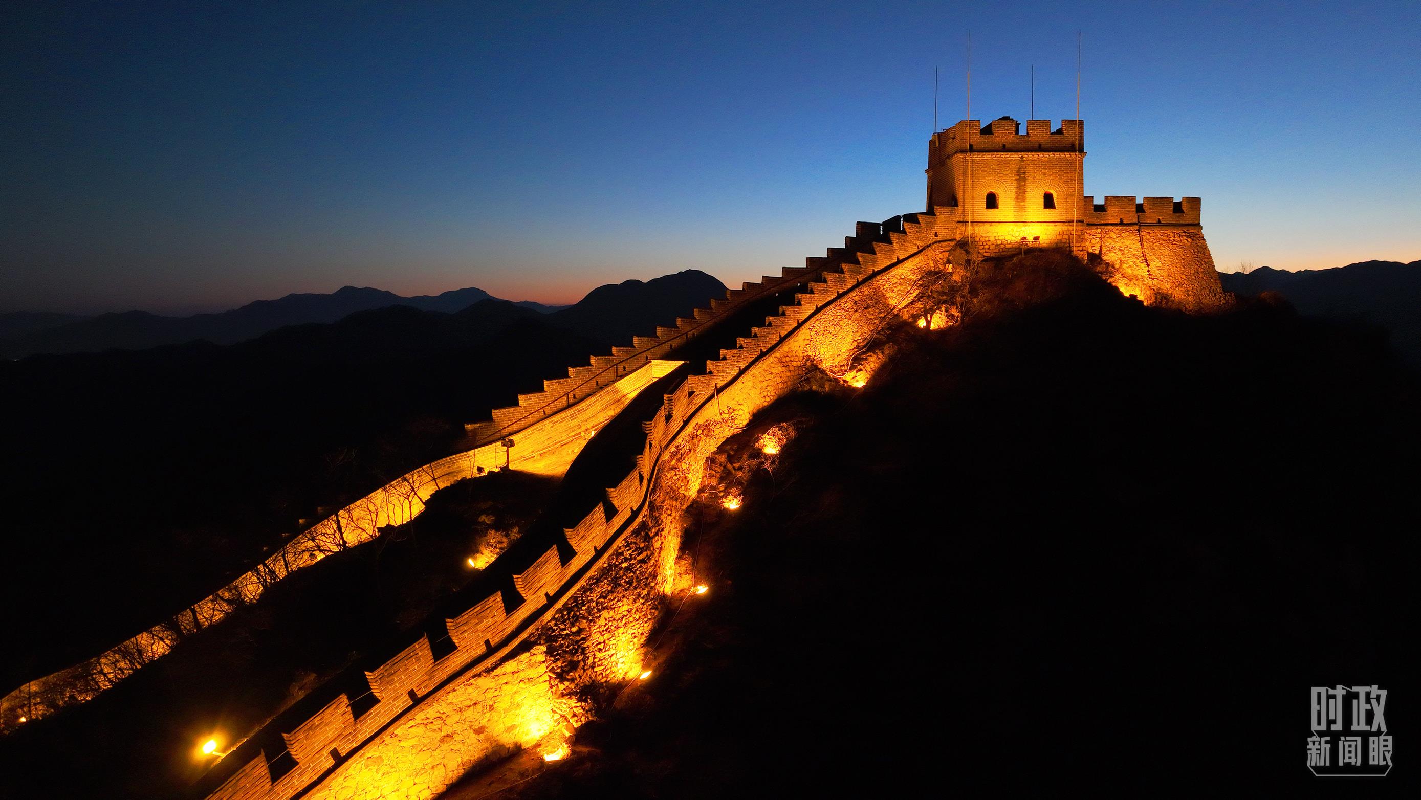 △北京居庸關(guān)長(zhǎng)城。（總臺(tái)央視記者范凱拍攝）