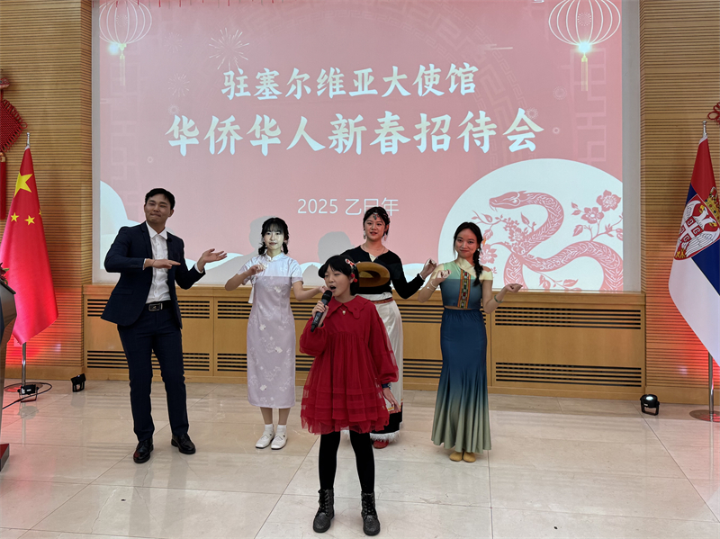 招待會(huì)現(xiàn)場(chǎng)表演。諾維薩德孔子學(xué)院供圖
