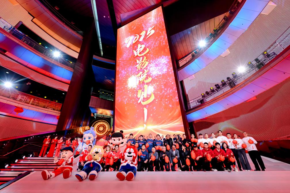 2025年春節(jié)檔電影主創(chuàng)合影。（圖片由主辦方提供）