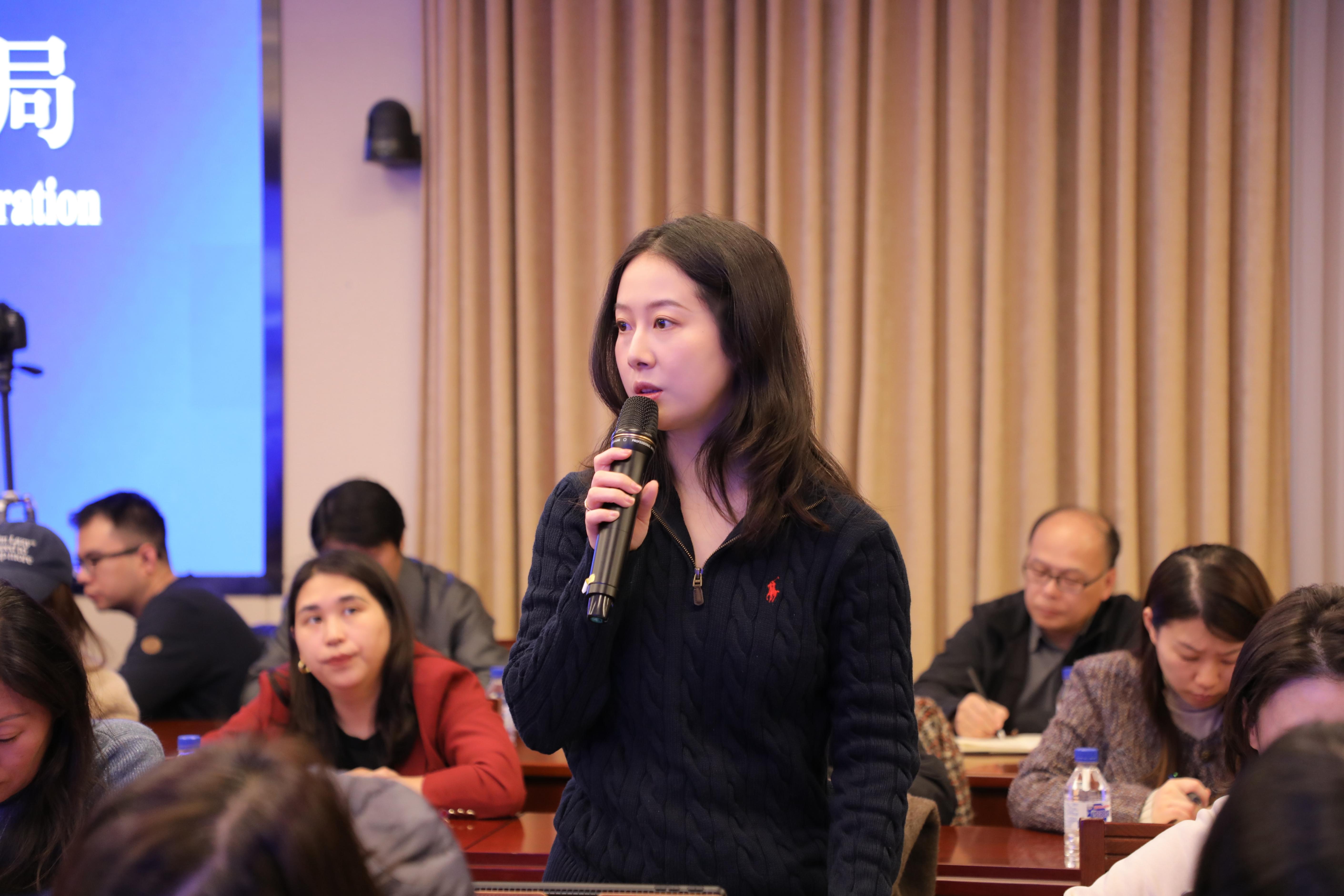 人民網(wǎng)記者提問(wèn)。會(huì)議方供圖
