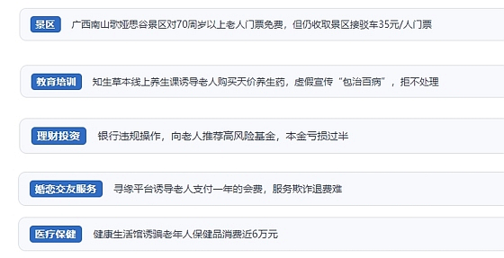 網(wǎng)友在“人民投訴”平臺反映涉銀發(fā)消費相關(guān)糾紛。（“人民投訴”用戶投訴截圖）